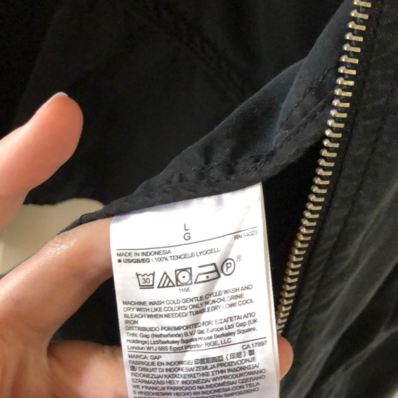 Gap Black Moto Jacket - Picture 3 of 4